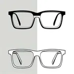 squared eyeglasses image